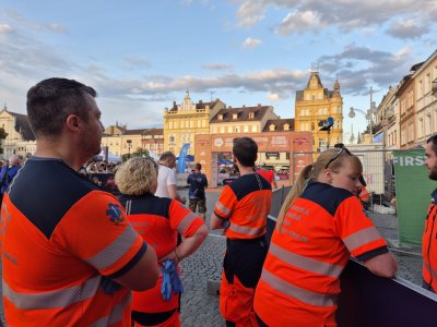 Zdravotnická záchranná služba Jihočeského kraje dohlížela na bezpečnost účastníků Mattoni 1/2Maratonu v Českých Budějovicích
